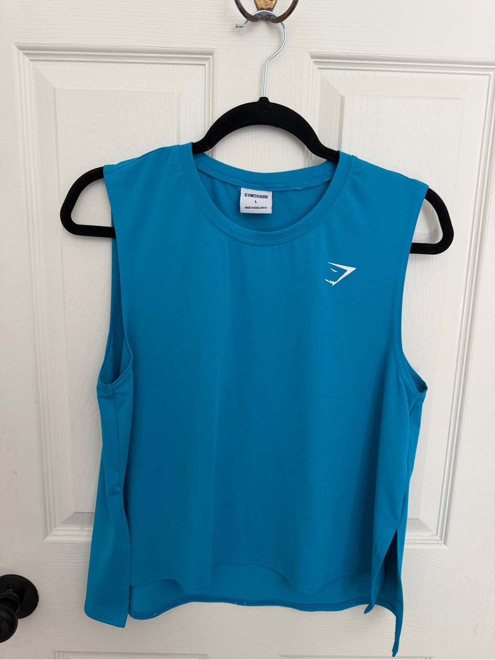 Gymshark Women’s Bright Teal Muscle Tank Top